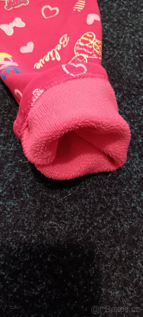 Zateplené kalhoty vel.110/122 - 2