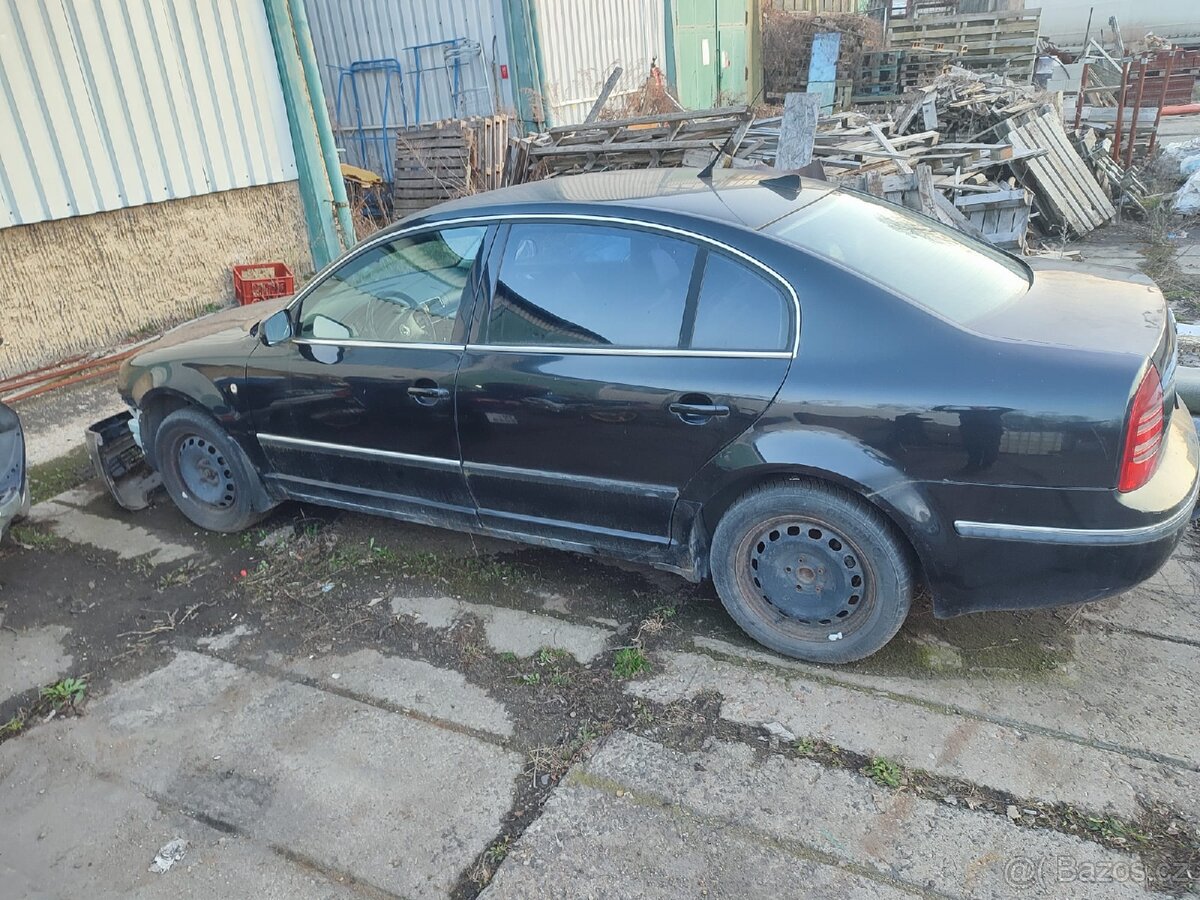 Škoda superb 1, 1.9tdi černá metalíza - 2