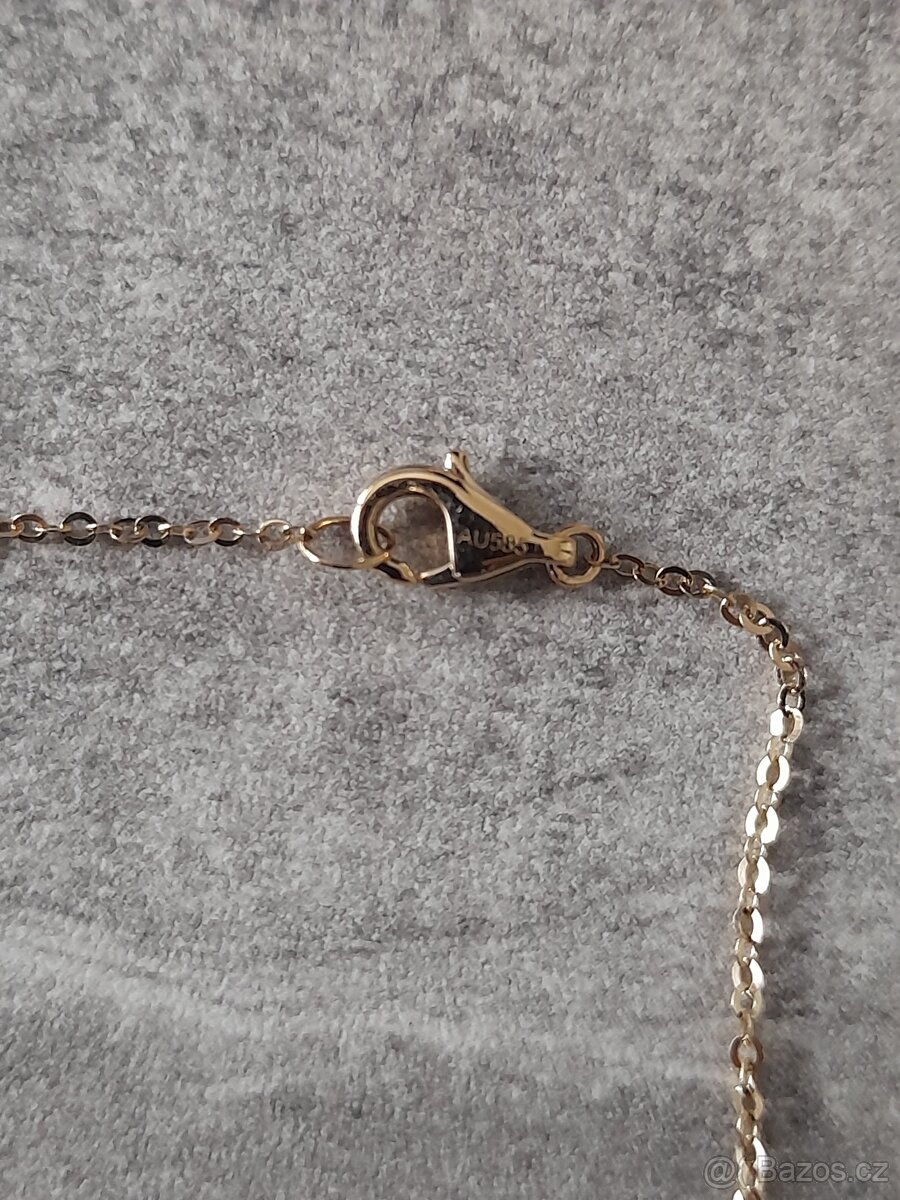 Dámský náramek au585 14k - 2