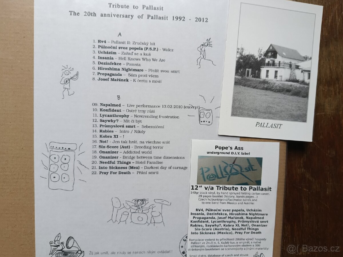 Lp kompilace Tribute to Pallasit, vinyl, gramodeska - 2