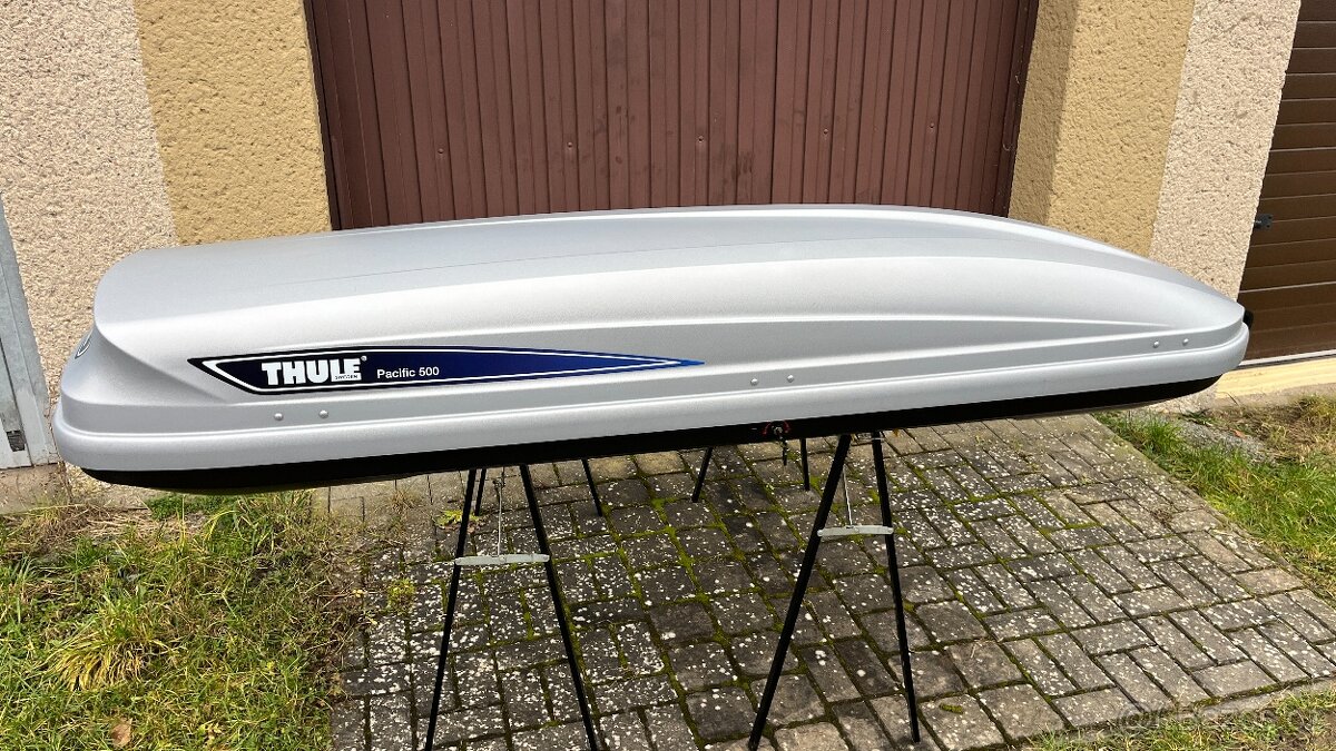THULE PACIFIC 500 ŠEDÝ,TOP STAV,STŘEŠNÍ BOX,RAKEV - 2