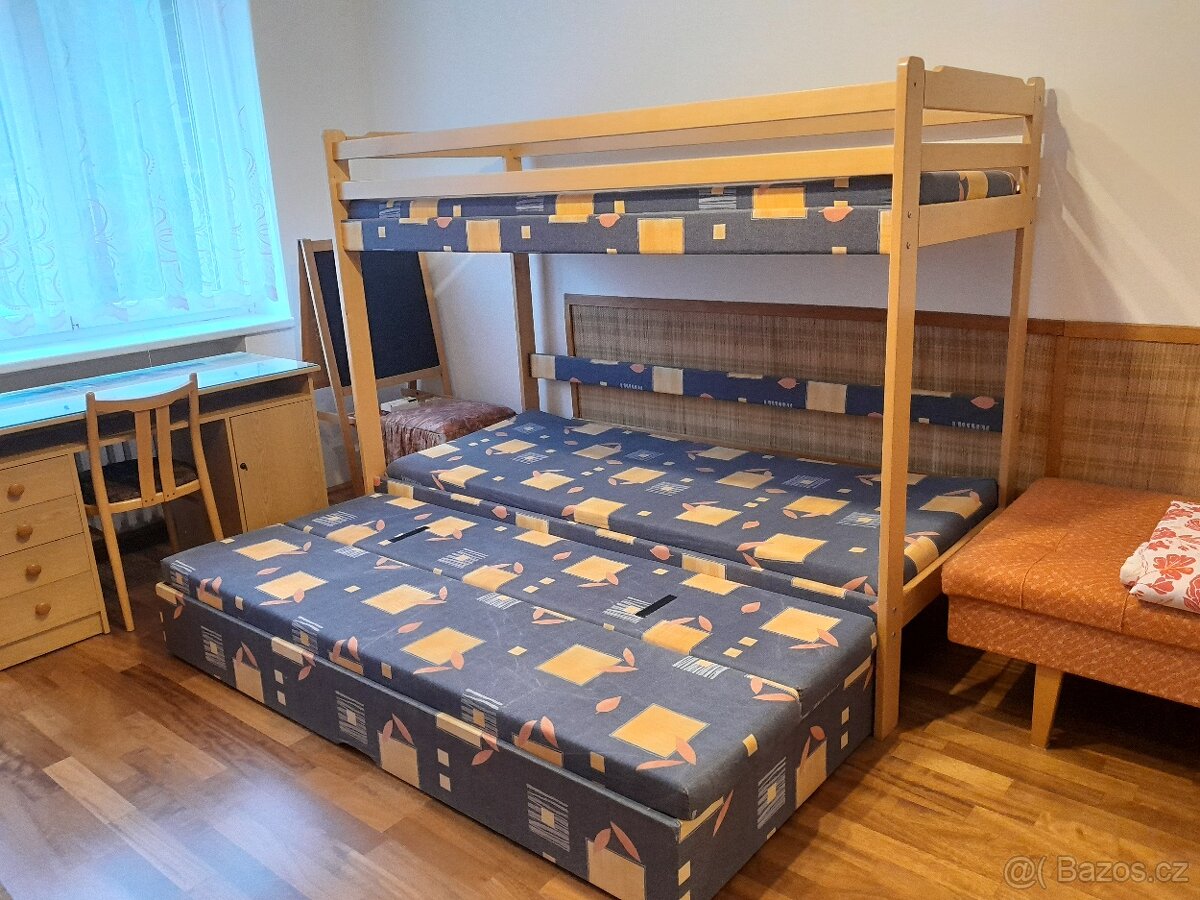 Patrová postel/palanda s úložným prostorem(třetí postelí) - 2