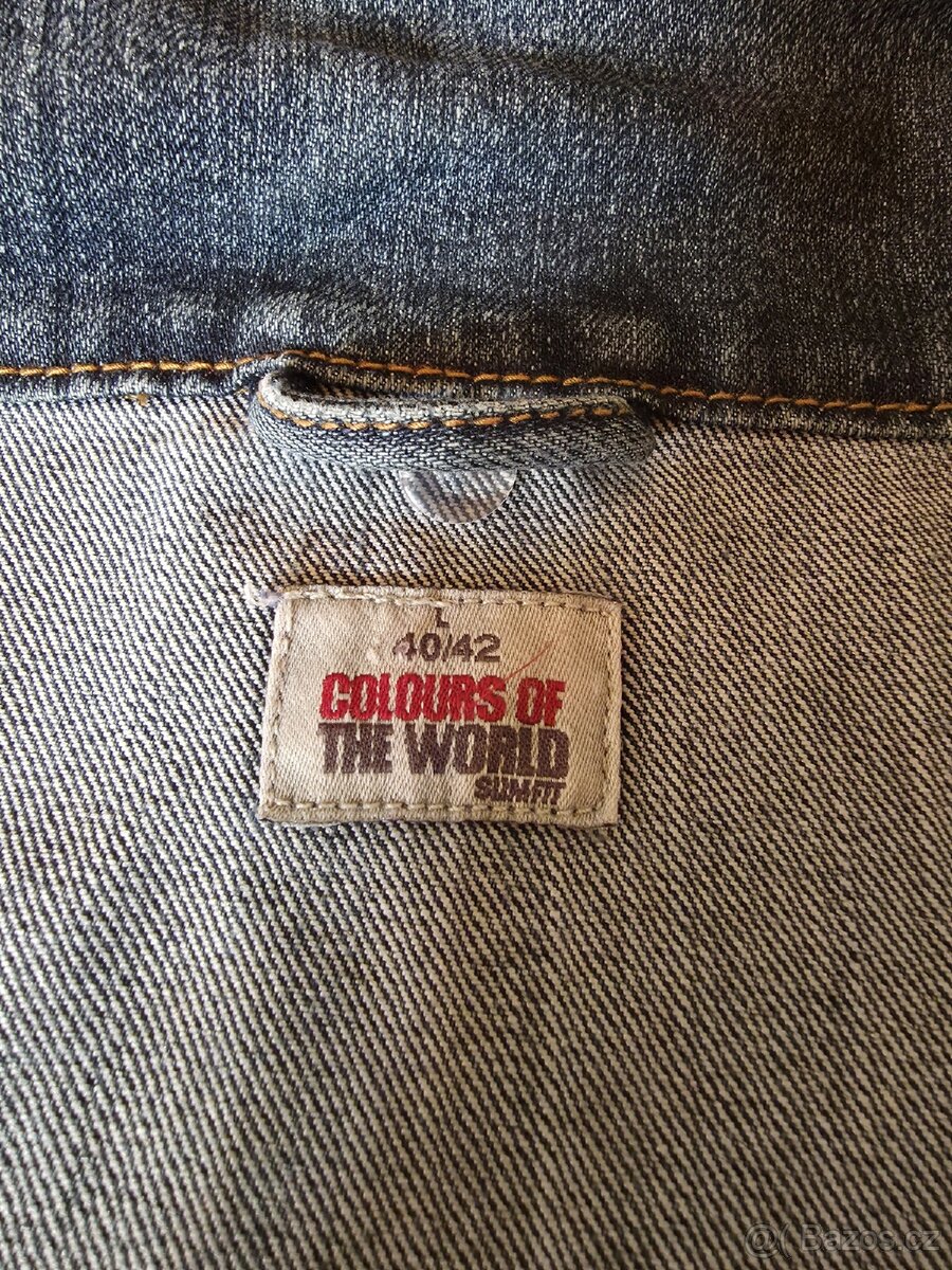 Prodám riflovou bundu L - 2