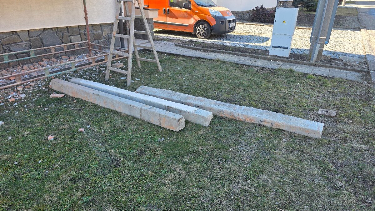 Betonové překlady 2,5 m - 2