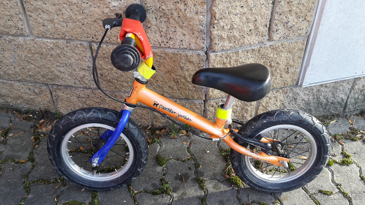 Odrážedlo 8" oranžové - 2