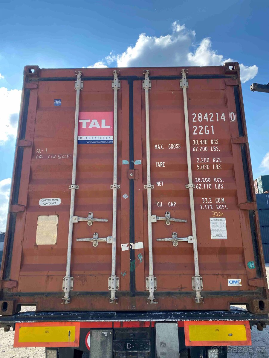 Prodám 20’ kontejner – délka 6 m (hnědá) - 2