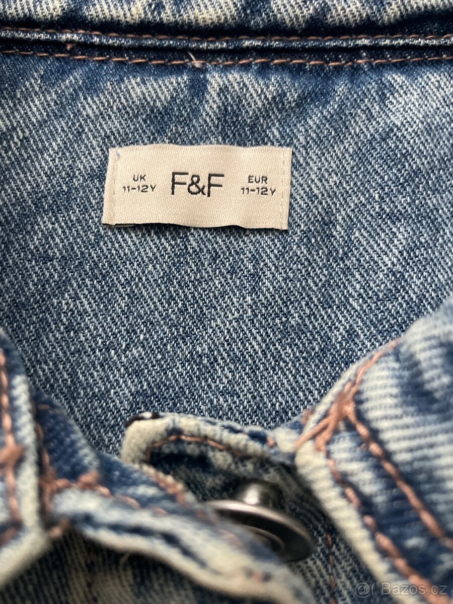 Riflová bunda vel. 11 let - 2