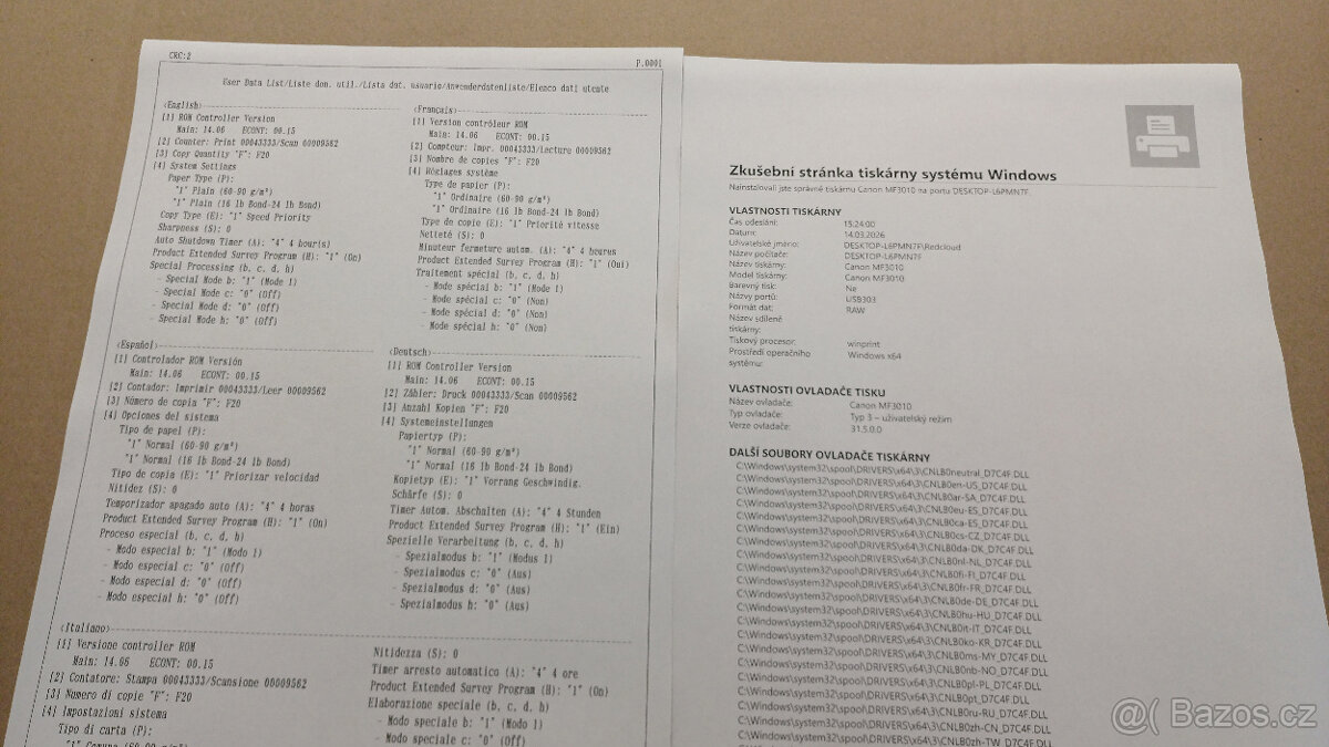 Canon MF3010 | nový toner - 2