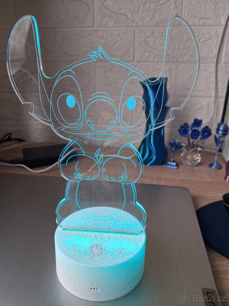 3D lampička Stitch - 2