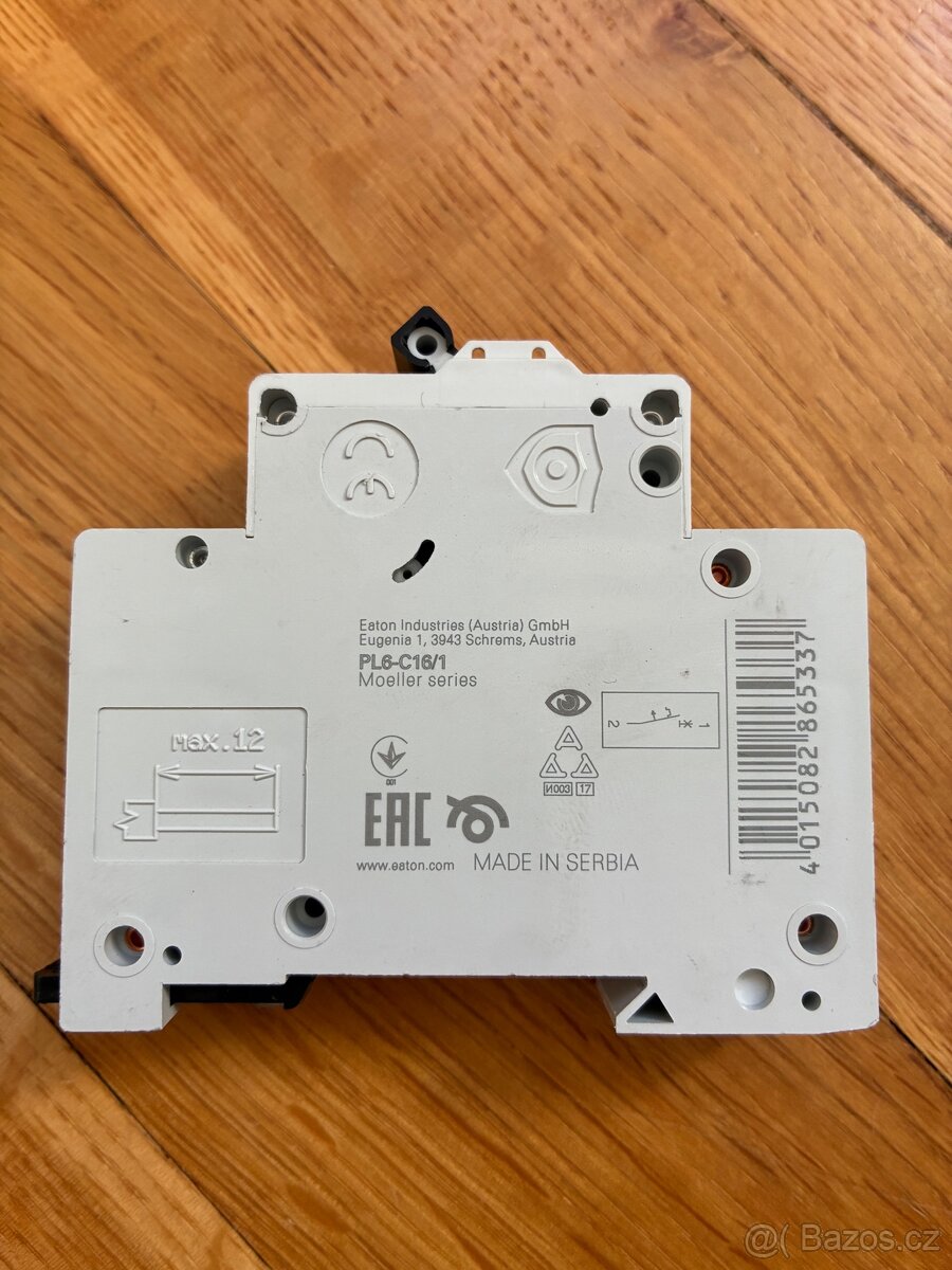Jistič EATON PL6-C16/1 286533 - 2