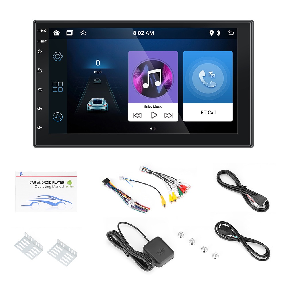 Rádio 2DIN Carplay+Android Auto - 2