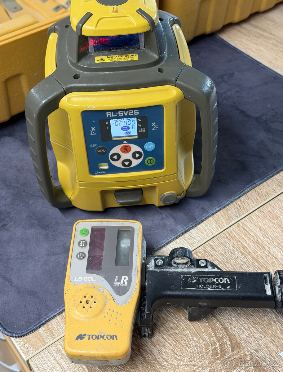 Rotačný sklonový laser Topcon RL-SV2S - 2