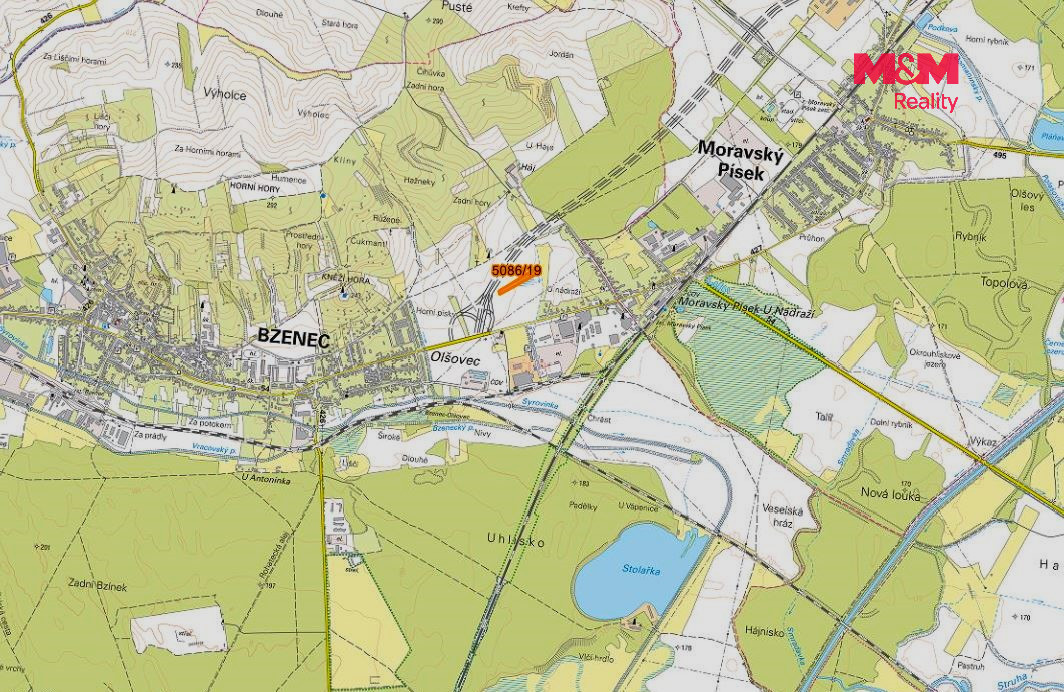 Prodej pole, 1065 m², Bzenec - 2