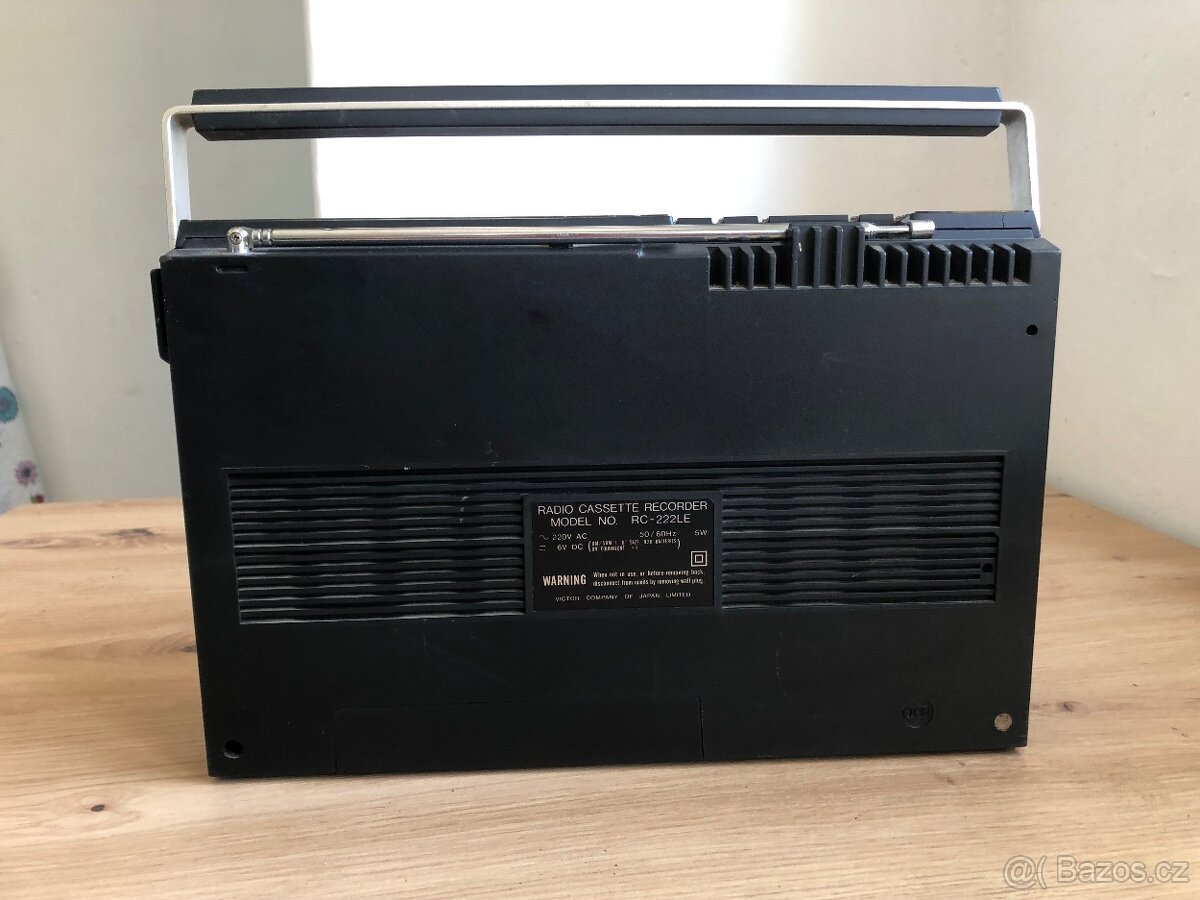 Radiomagnetofon JVC RC 222 - 2