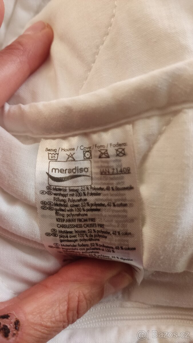 2 ks potah, povlak, chránič na matrace 90 x 200 - 2