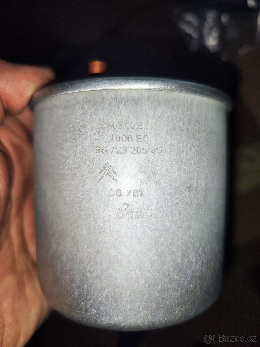 4× palivové filtry 9672320980 – Citroën, Peugeot, Fiat, Lanc - 2