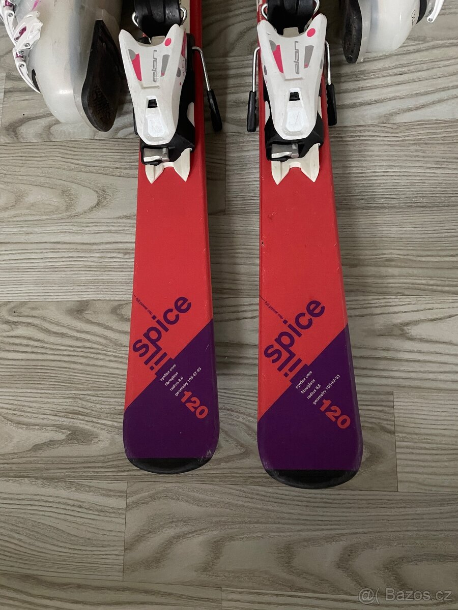 Lyže Elan 120 cm + lyžáky Dalbello 37-38 - 2