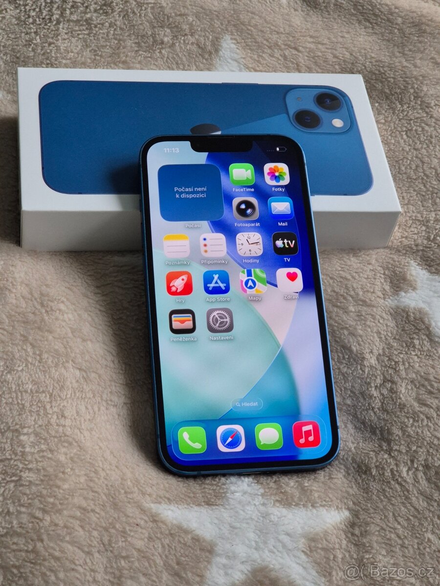 iPhone 13 128gb stav baterie 95% - 2
