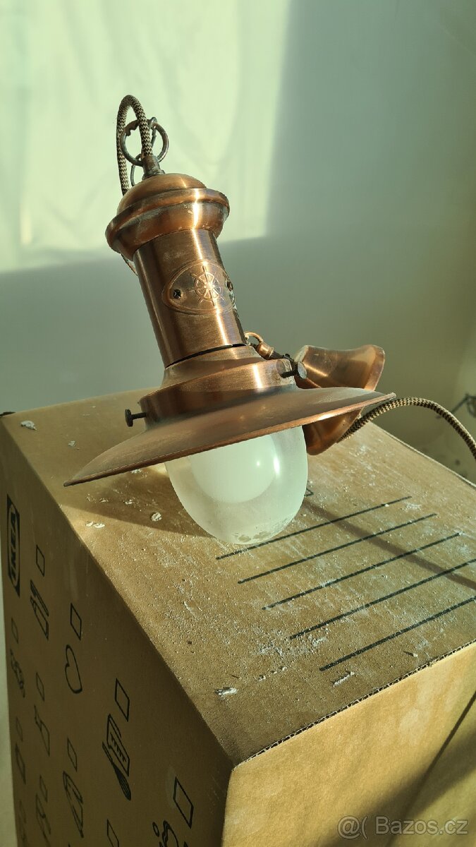 Lustr měděný Cremasco Scia - 2