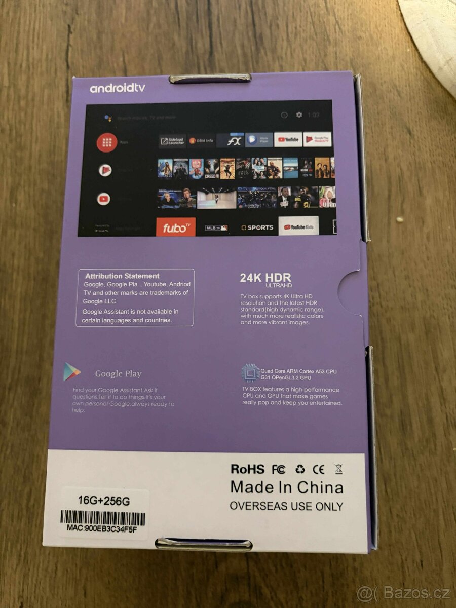 Nový smart TV BOX 5G TX20+ PRO 4K 24K ANDROID TV - 2