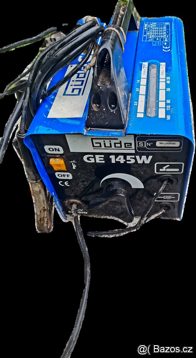 GÜDE GE 145 W trafo transformátorová svářečka - 2