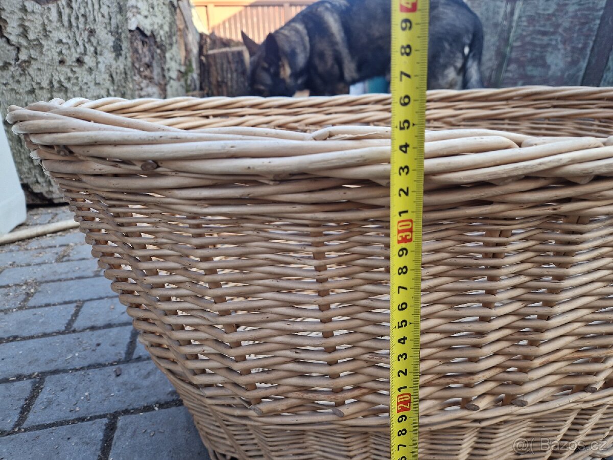 Velký proutěný koš - 2