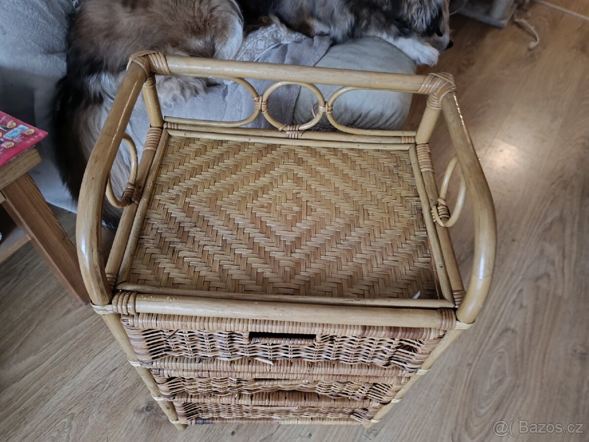 Ratanová (bambusová) komoda - 2