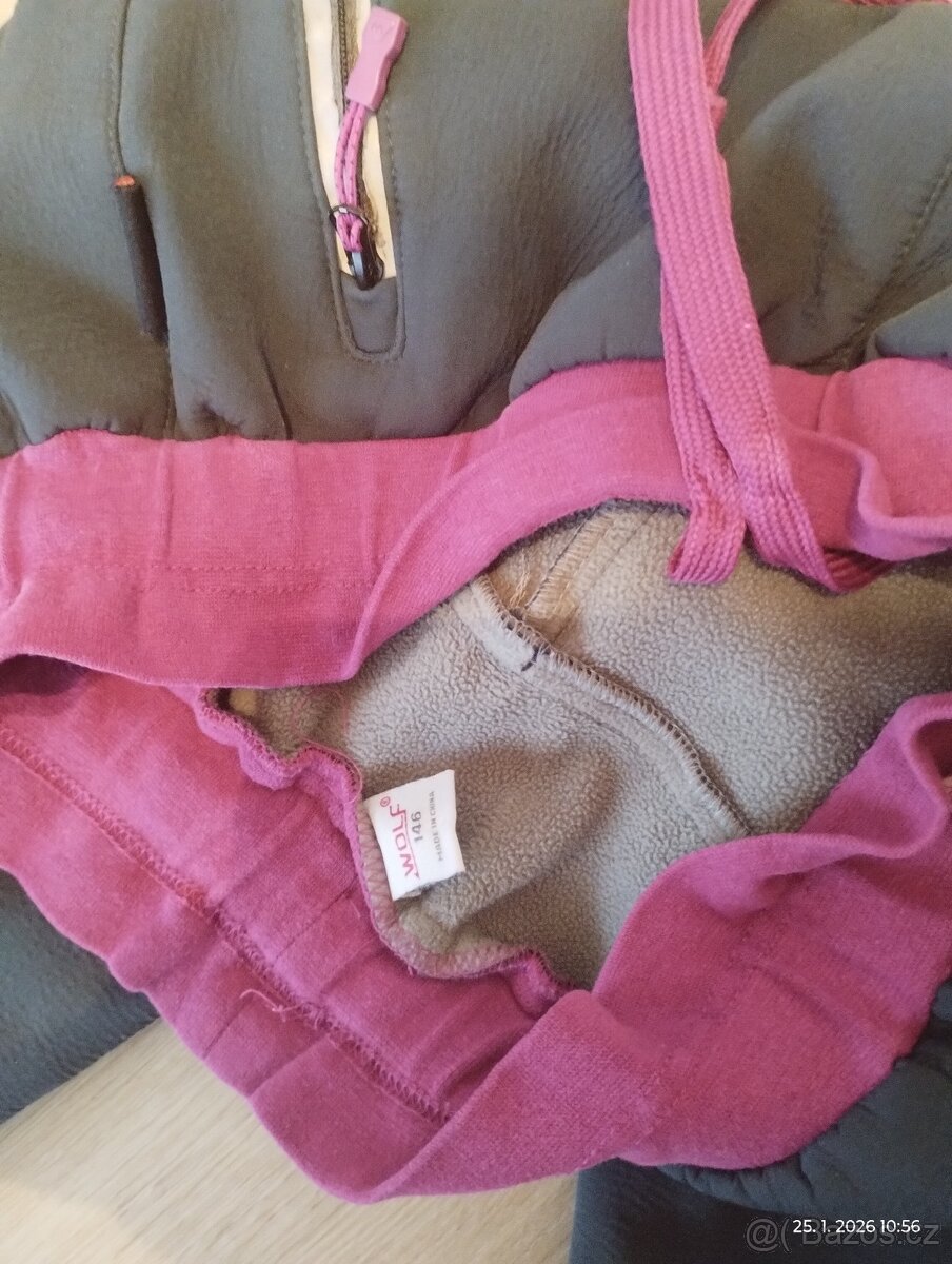 Softhellové kalhoty zateplené - 2