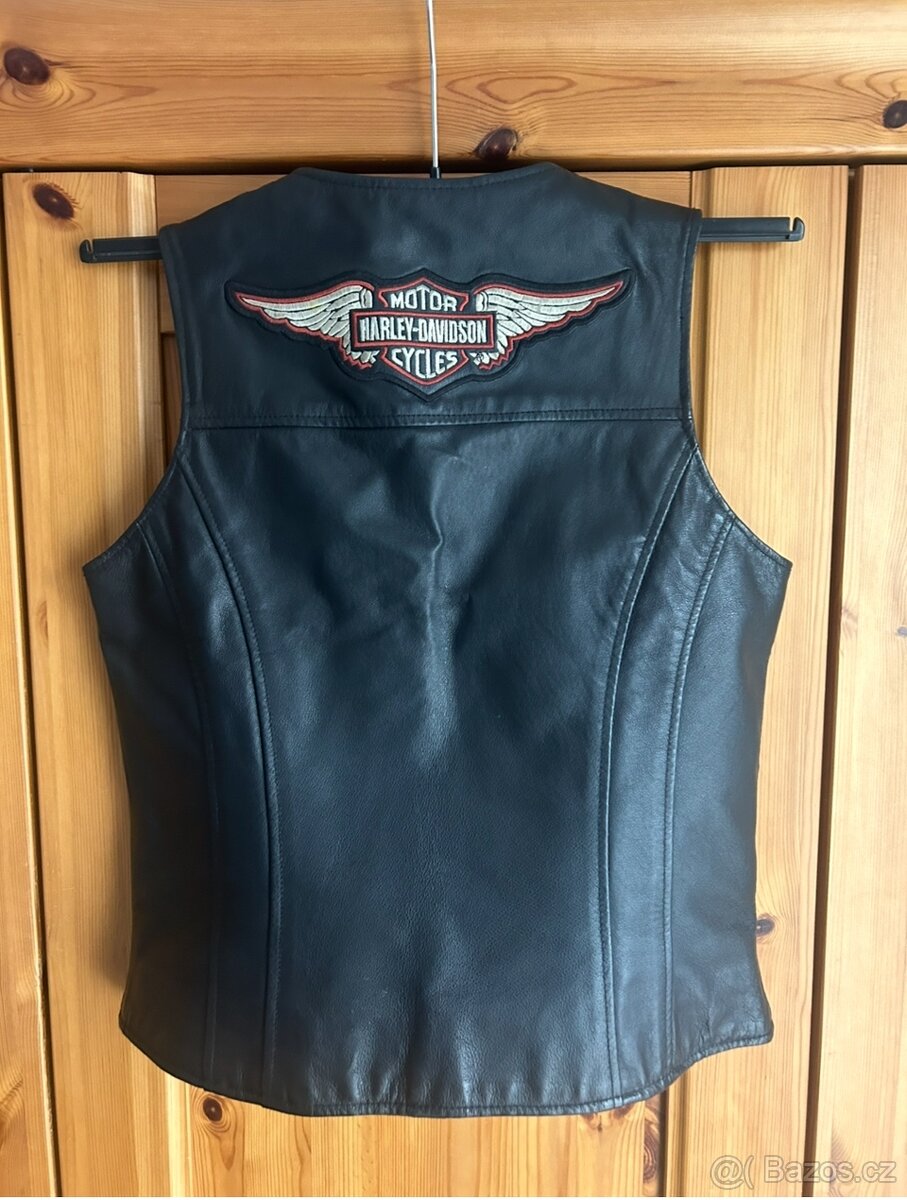 Kožená vesta Harley Davidson - 2