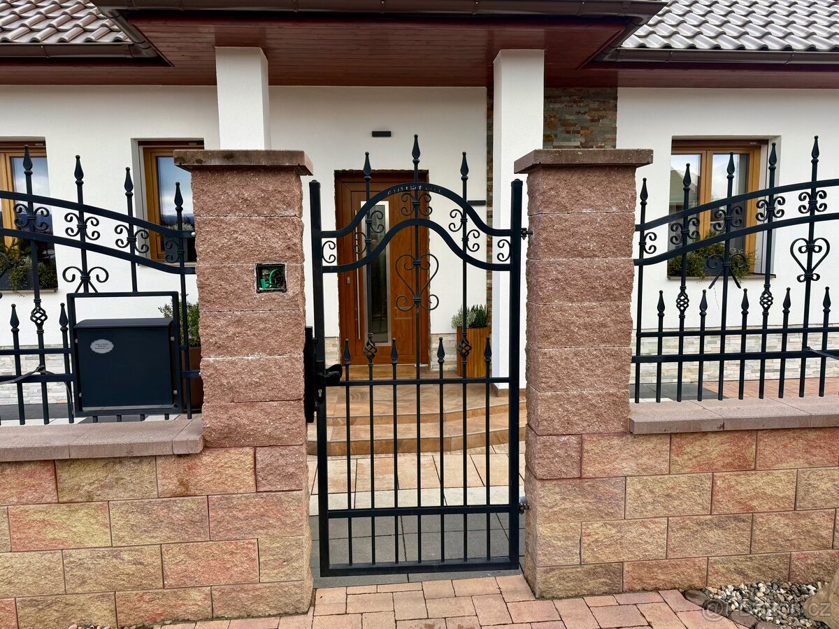 Kovaná brána branka plot. 55% sleva s původní ceny - 2