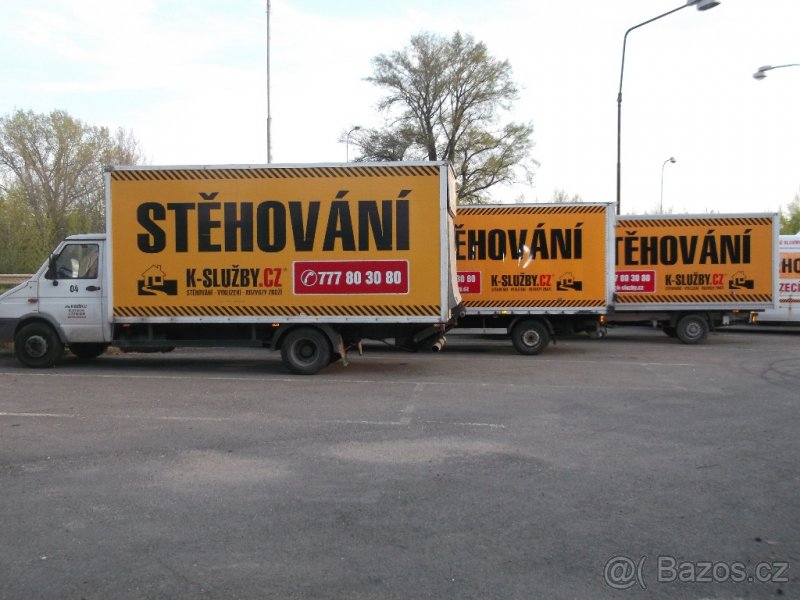Mezinárodní stěhování v EU, od 15kč/km , ceník 2025 - 2