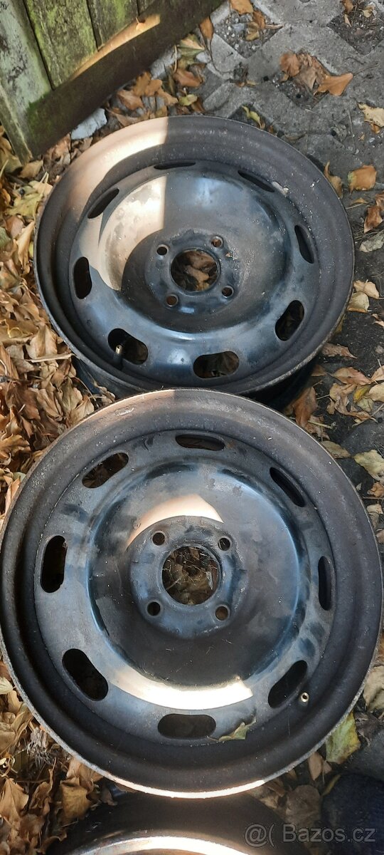 Prodám plechové disky 4×108 R15 - 2