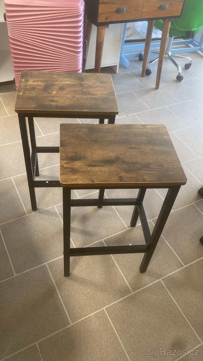 Nové industriální barové židle - 2