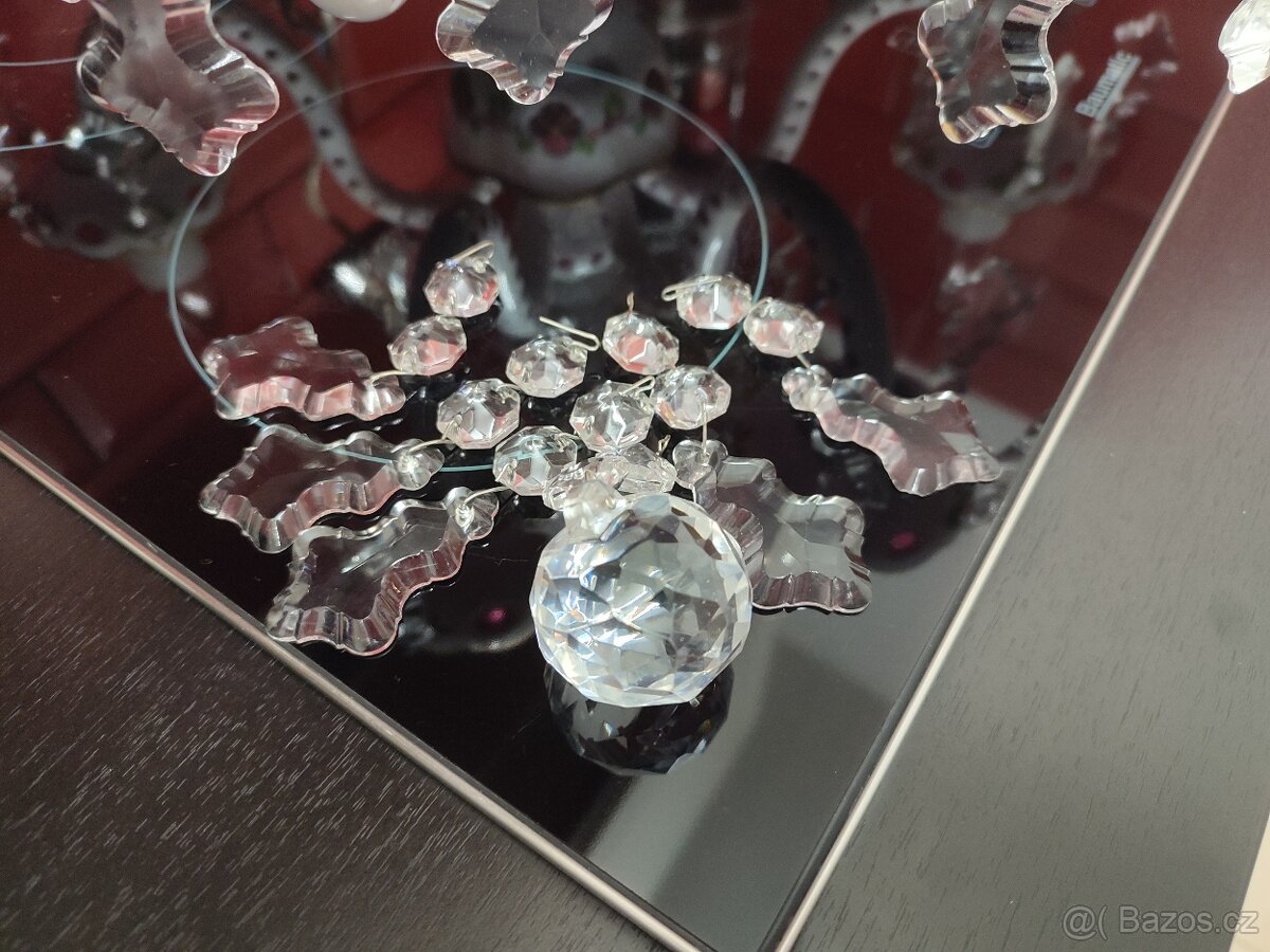 Lustr z přejímaného skla s ověsy - 2