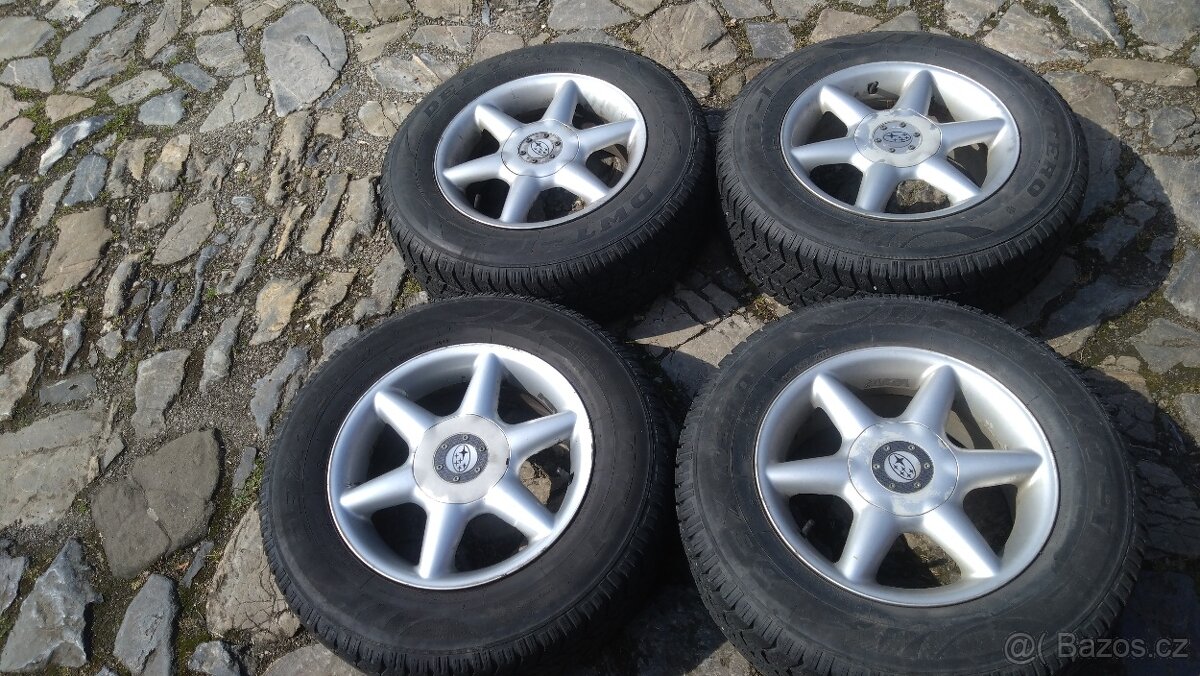 al kola 15 5x100 SUBARU FORESTER + PNEU 205 70 15 - 2