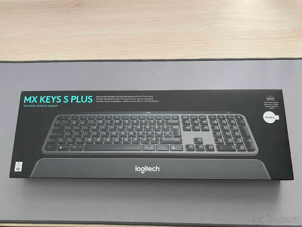 Logitech MX Keys S Plus Graphite - NOVÁ - 2