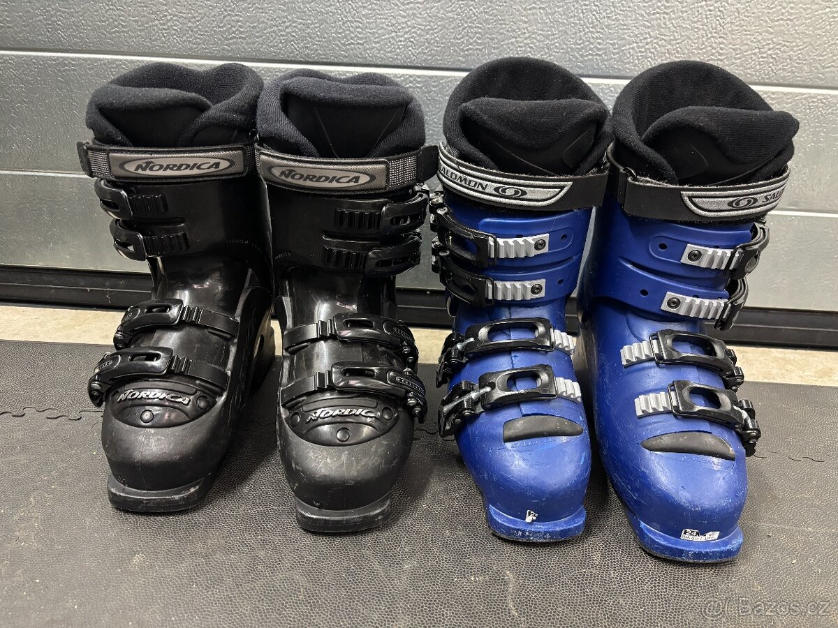 Lyžařské boty dětské - různé velikosti - 2