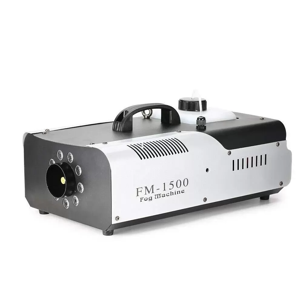 mlhový stroj RGB LED, osvětlení scény, kouř, s dálkovým ovlá - 2