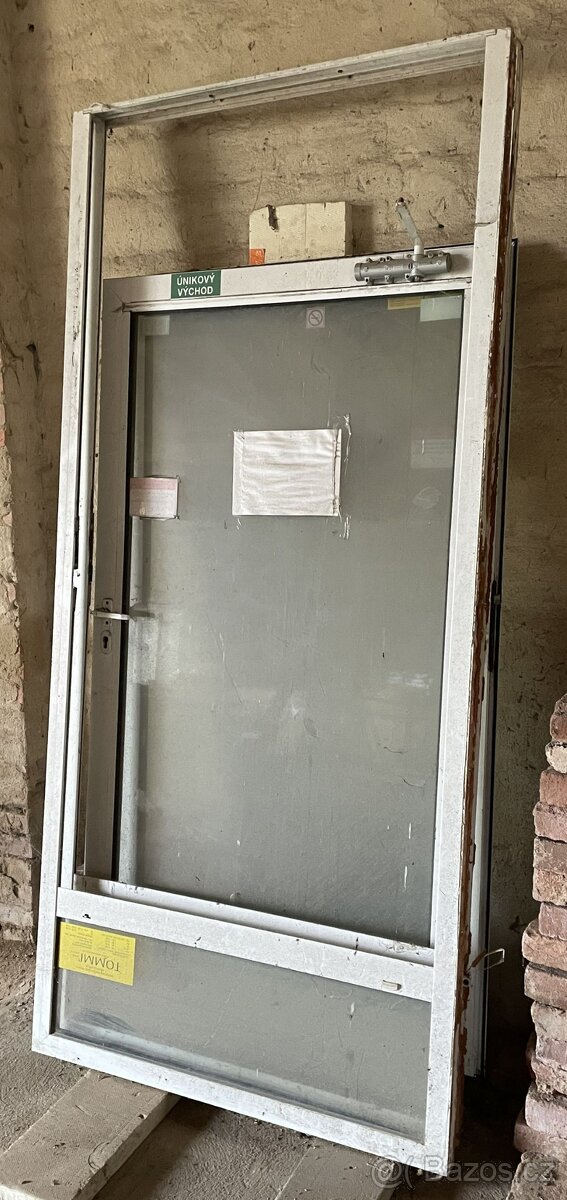 Dveře hliníkové vč. rámu - 2