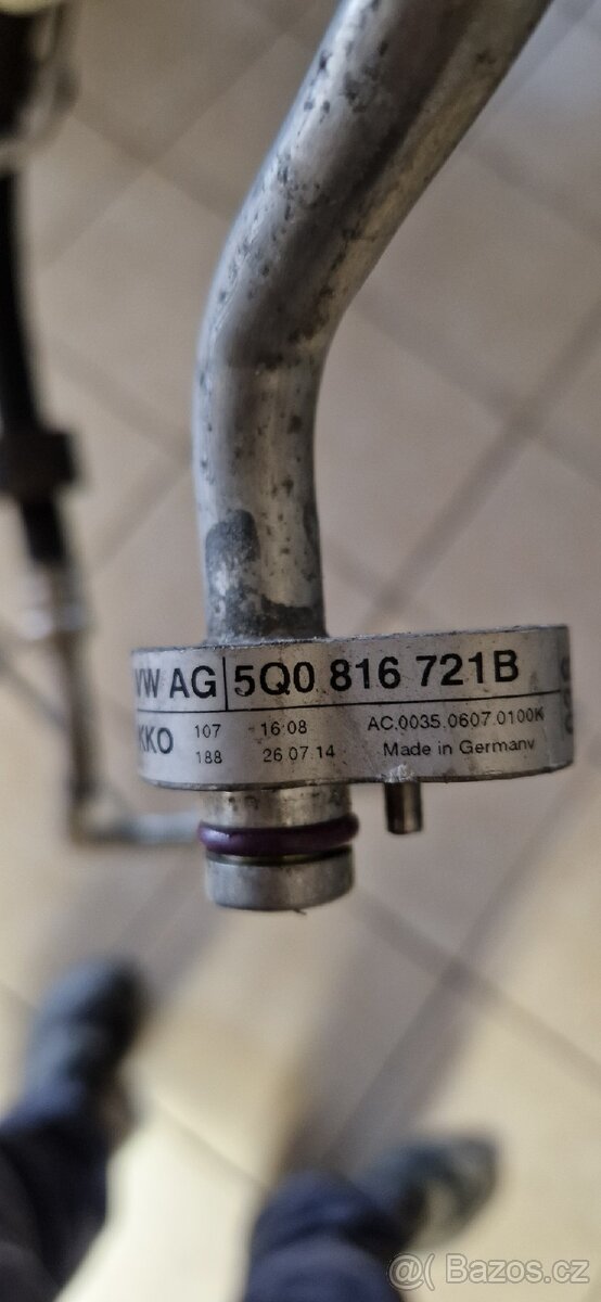 Škoda Octavia klimatizace trubky - 2