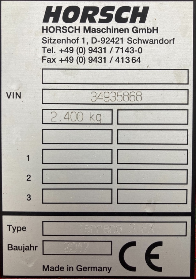 Horsch Terrano 3FX - 2