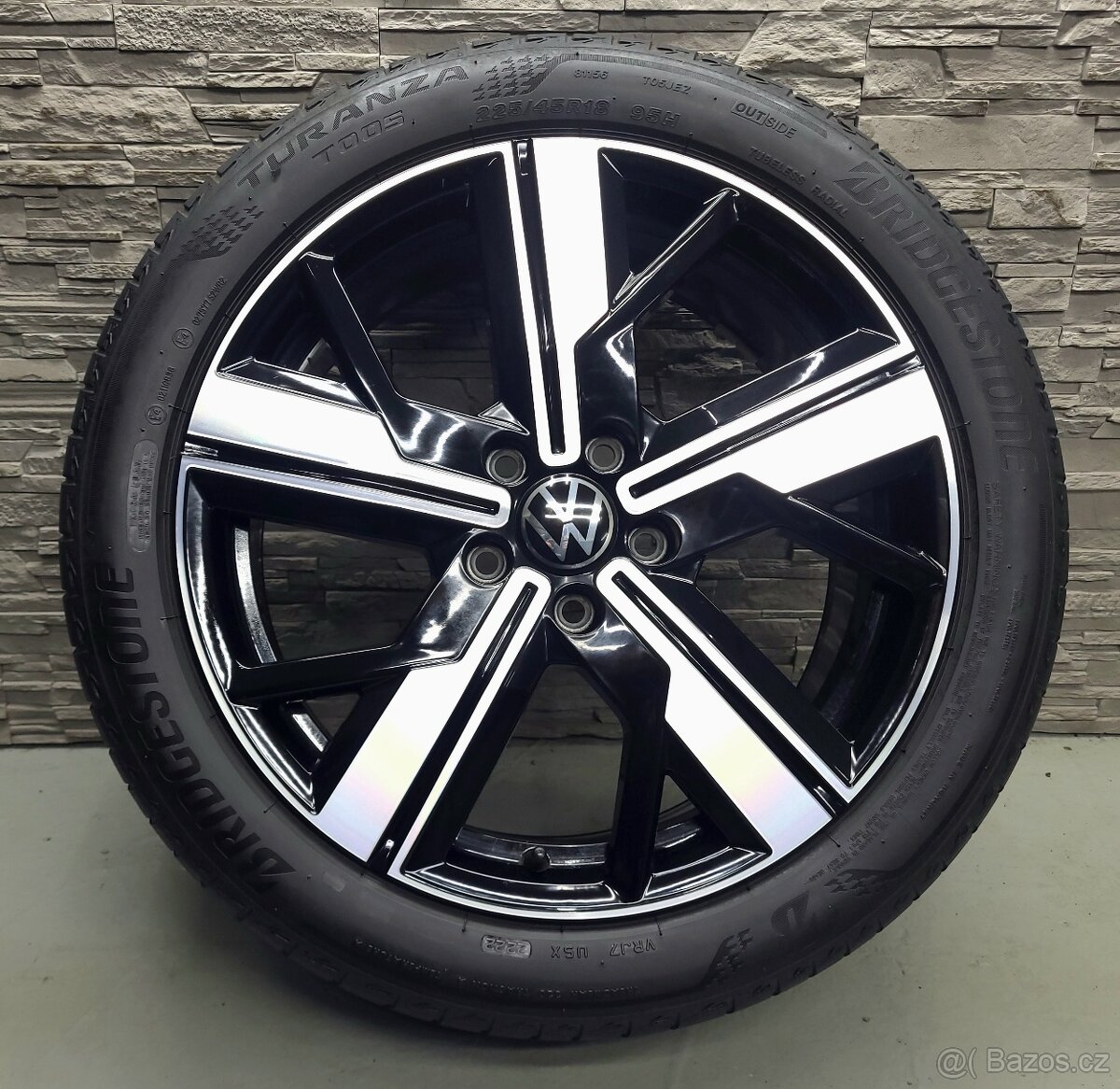 18" Originál VW Monterosso 5x112 Caddy 2K7 - 2