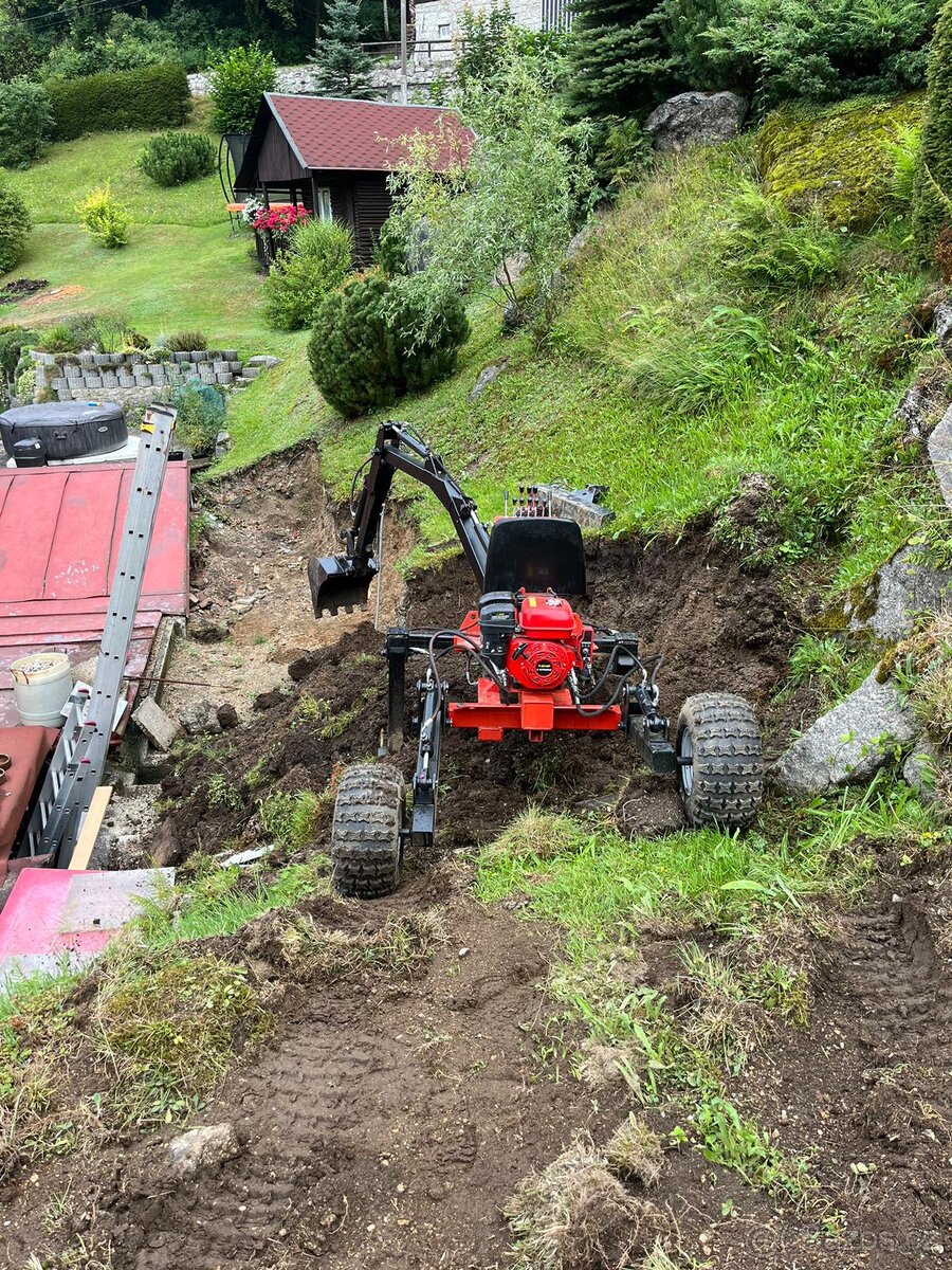 Minibagr (menzi muck) - 2