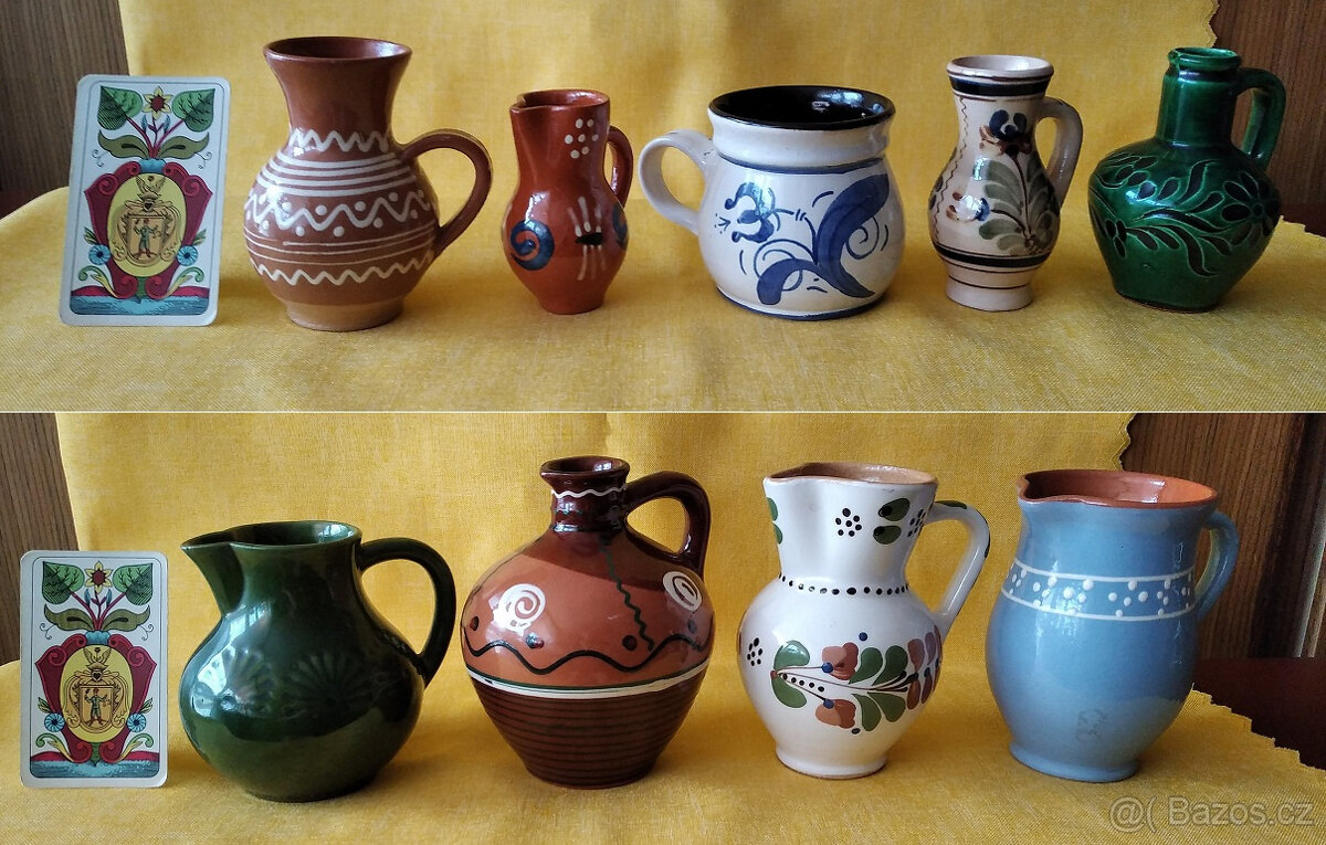 Džbánky, džbánečky, sbírka 52 kusů, mnoho států - 2