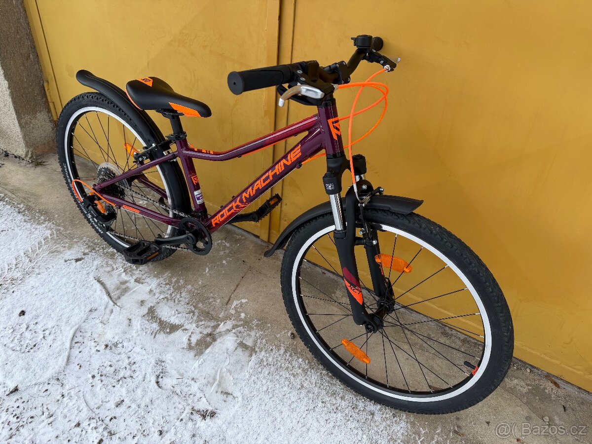 Rock Machine 24 dětské kolo s páčkovým řazením - 2