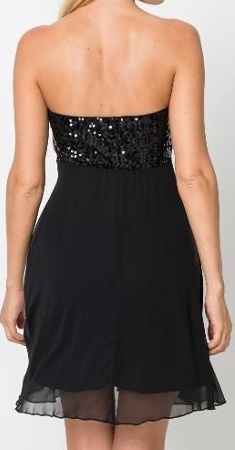 Černé šaty vel. 36/38 - 2