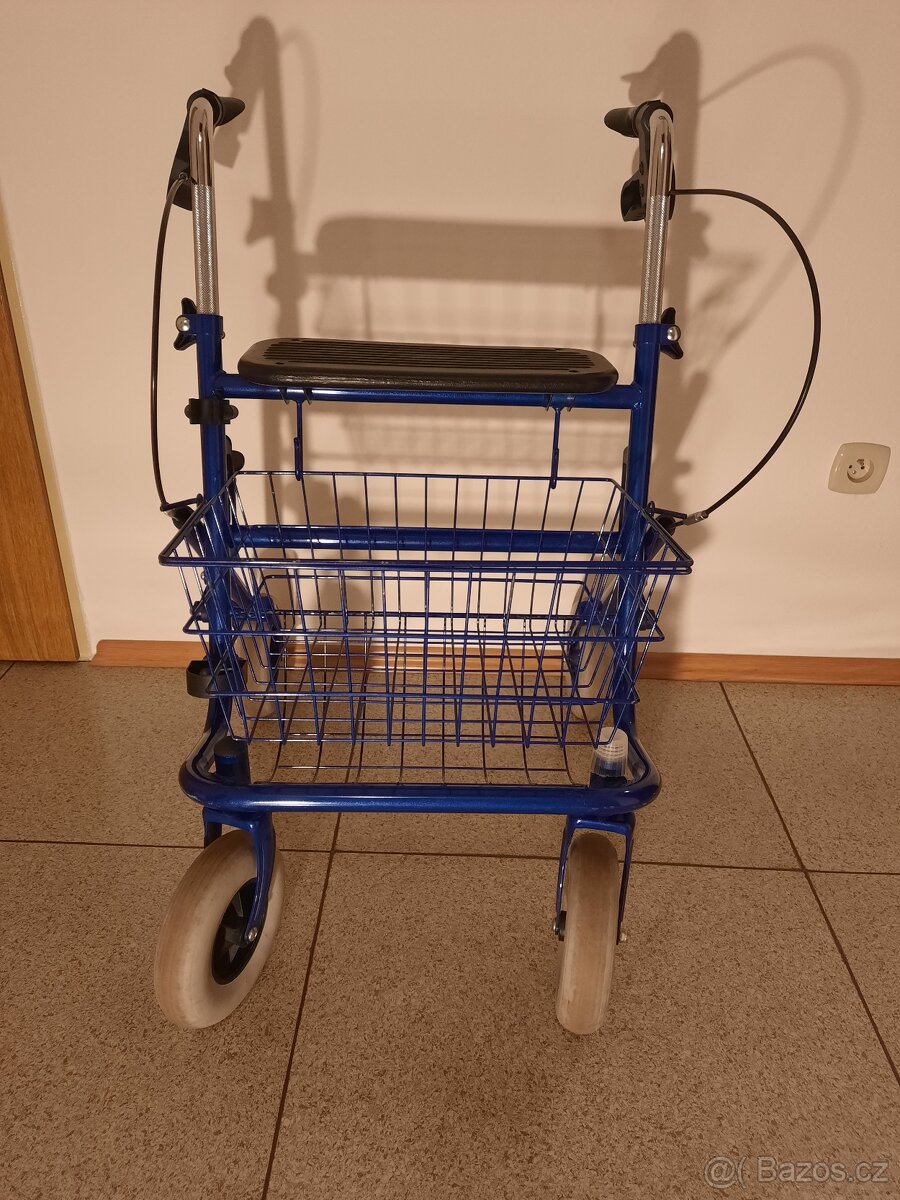 DMA čtyřkolové chodítko super stav - 2