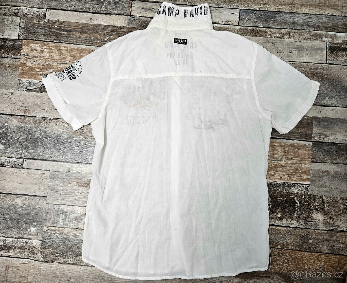 Camp David bílá košile - 2