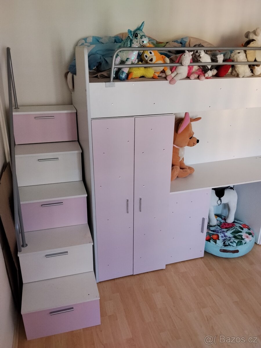 Dětská patrová postel palanda - 2