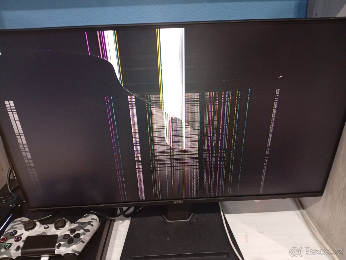 Monitor MSI PRO MP 252 poškozený display - 2
